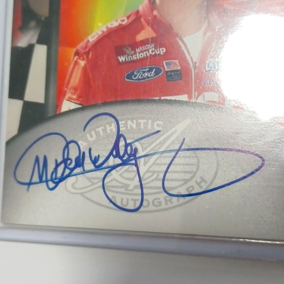 1997 Score Board Auto Racing Auto Michael Waltrip Autographed - Picture 2 of 3